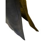 Anne Carson  Black Silk Embroidered Shirt Dress XL Floral Button-Up Duster Photo 6