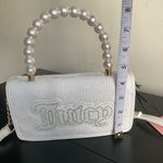 Juicy Couture  White Shoulder Bag with Pearl Handle Photo 3