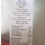 Kiara Womens Dress Size Small Short Sleeve Green Geometric Knot Mini Stretch Photo 9