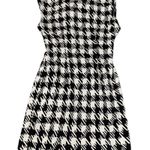 Ellen Tracy Black White Houndstooth Knit Dress Size 4 Photo 2