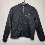 Obermeyer  Women's Quilted Jacket Size 12 Black Aspen 2005 Apres Ski Light Weight Photo 0