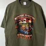Vintage Y2K Vietnam Vets T Shirt Brown XL Extra Large Graphic Tee Cotton Photo 8