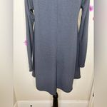 Ivy Jane Waffle Weave Thermal High Lo Dark Grey Tunic with Button Detail Size M Photo 7