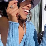 Alice + Olivia  DAISY PRINT REVERSIBLE BUCKET HAT Photo 0