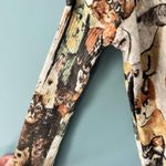 Coeur De Vague Sweater Women Cat Wool Blend Dolman Sleeve Baggy One Size Artsy Gray Photo 3