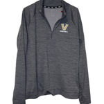 Nike  Women Top Pacer 1/2 Zip Long Sleeve‎ Boxy Crop Gray Large Photo 0