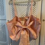 Urban Outfitters  Pink Bow Tie Top Photo 7