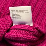 st. john's bay St John’s Bay Womens Sweater Size 2XL Hot Pink Knit Full Zip Collared Photo 12