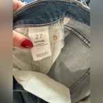 MOTHER high waisted rider ankle fray jeans Blue Size 27 Photo 8