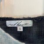 Red Haute  tie dyed bubble gauze top size small white light blue black Photo 4