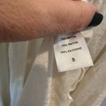 Rachel Pally Jacquard Yaritza Cream Ecru Minimalist Coastal Midi Dress Small Photo 12