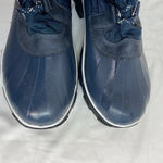 Jbu women's navy blue lace up faux fur lined Lorina waterproof winter boots 9.5 Photo 8