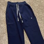 FIGS Women's Navy Blue High Waist Skinny Straight Leg Yola Scrub Pants NEW XXS Photo 2