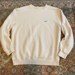 Nike Pullover Crew Neck Beige Sweatshirt Photo 1