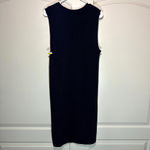 Melrose and Market ‎ Sleeveless Sweater Dress Navy Blue Womens Small Crochet Cotton Photo 1