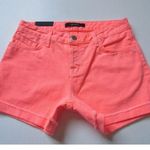 J Brand NWT Joanie Short in Flamingo Low Rise Boy-Fit Boyfriend Shorts 25 Photo 1