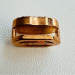 Keep Collective Frosted Center Stone Charm with Rhinestone Halo Gold Photo 2