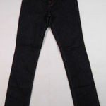 Elle Dark Wash Denim Jeans Size 10 Straight Leg Mid Rise Zip/Button Photo 0
