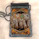 Vintage Sequin Elephant Embroidered Cross Body Bag Boho Small Purse Hand… Photo 0