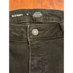 Old Navy  Size 12 High Rise RockStar Super Skinny Black Jeans Photo 14