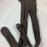 M/L Brown solid sleek panty hose Photo 0
