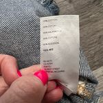 Free People Bailey Denim Asymmetrical Fringe Hem Skirt Size 24 (26” Waist) Photo 2