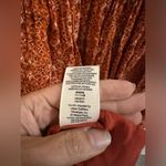 Free People Sundown Babydoll Short Mini Dress Orange Size Medium with pockets! Photo 4