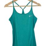Nike Dry Miler Teal Blue Racerback Athletic Tank Top XS Photo 2
