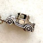 Vintage Car Pendant With 925 Sterling Silver Box Chain Photo 0