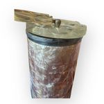 Vintage Lucite Marble Pearl Style Hard Case Handbag Photo 5