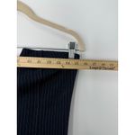 Anthropologie NEW  Pinstripe Strapless Midi Dress 6 – Notched Neck Minimalist Photo 5