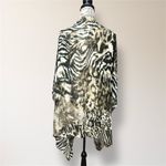 Karen Kane New  M/L Sheer Leopard Animal Print Flowy Kimono Cardigan Drape Boho Photo 5