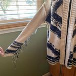 Free People Fringe Zip Up Sweater Photo 6