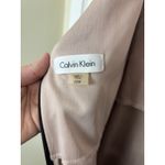 Calvin Klein  Black Lace V-Neck Sleeveless Dress Size 22W Wedding Guest Rouched Photo 3