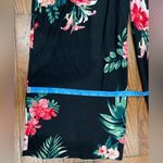 No Boundaries  Black Floral Wide Leg Pants Photo 4