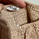 Angashion Chic Beige Jumpsuit with Puff Sleeves (823) Photo 2