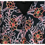 Anne Carson Silk Burnout Blouse Womens Large Floral Boho Whimsigoth Fairycore Photo 1