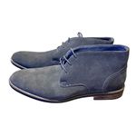 Bruno Marc Men’s Suede Leather Chukka Boots Grey Size 13 Photo 7