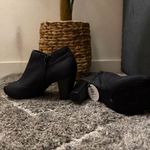 Giani Bernini  Black Peep-Toe Ankle Booties Photo 2