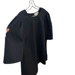 Lark & Ro Black Short Sleeve blouse classic timeless professional Fall Size XL Photo 3