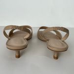 Maeve Anthropologie  Square Toe Slingback Kitten heels nude 10 NEW Photo 5