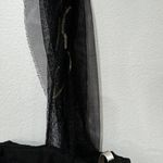 Vera Wang chiffon/silk  black dress  Size 2 Photo 3
