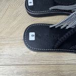 Plaka Braided‎ Rope Sandals Black White Flat Gladiator Shoes Size 8 Beach Summer Photo 6