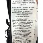 McQ 2016 Black Wool Blend Long‎ Sleeve Knit Sweater Dress w/ Fringe Hem sz S Size L Photo 9