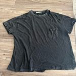 We The Free Distressed Black Short Sleeve Tee Photo 0