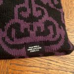 Thrills  Purple and Black Knit Beanie Photo 2
