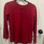 Lululemon athletica Women's Red Long Sleeve Top Photo 0