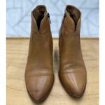 Frye Jennifer Leather Ankle Booties Brown Zipper Heeled Womens Size 7 READ Photo 3