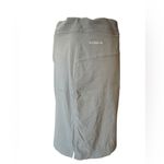 Columbia Skirt Skort Nylon Omni Shade Drawstring Womens Size 4 Gray Photo 2