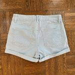 PacSun  Blue & White Pinstripe Denim Shorts Photo 2